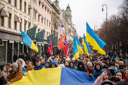 Kraftig fall i antallet ukrainske flyktninger til Norge