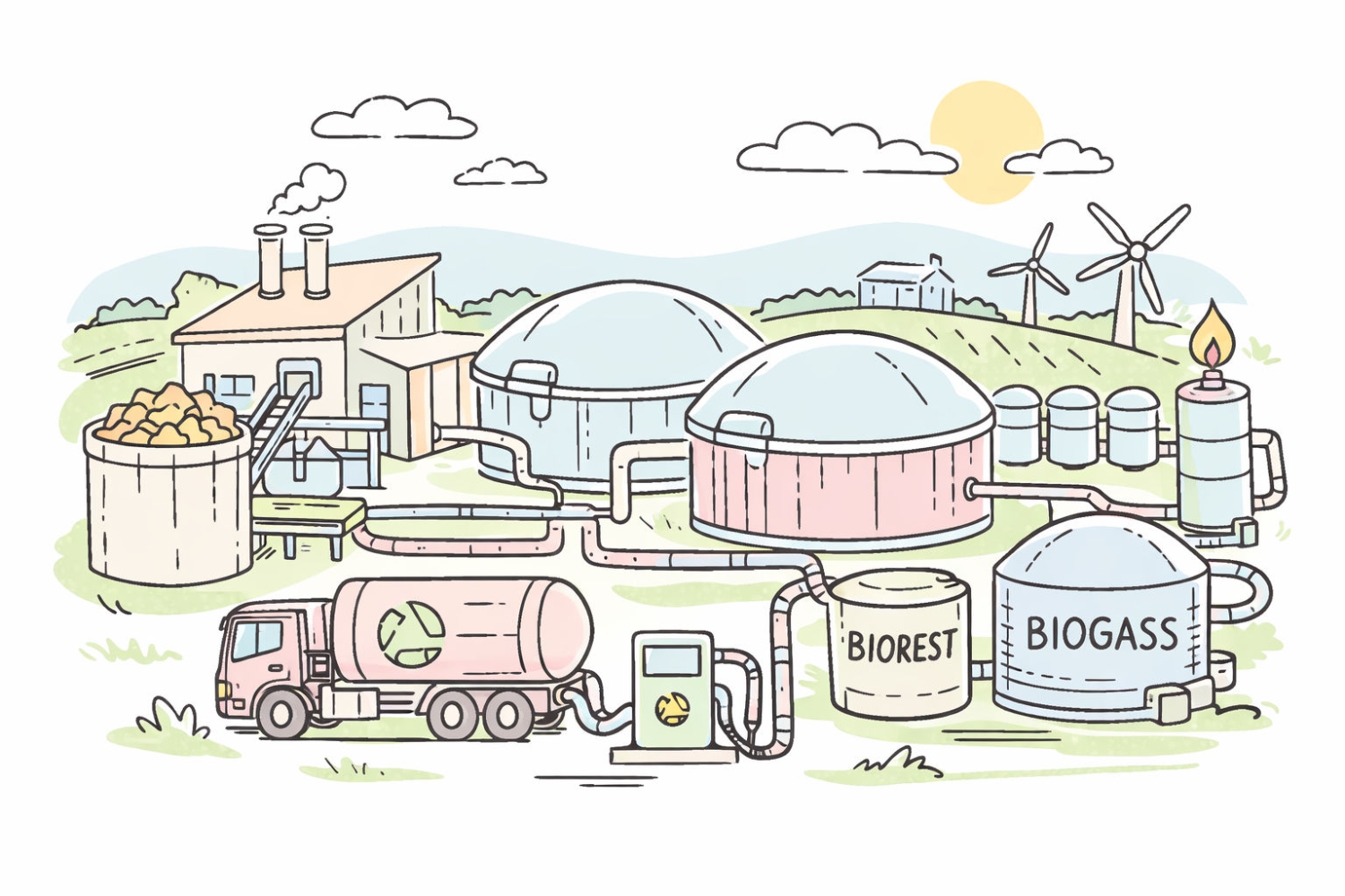 Mer biogass på Trollmyra – får grønt lys til utvidet drift