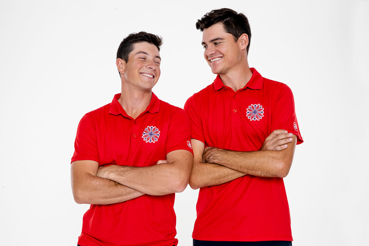 Viktor Hovland (til v.) og Kristoffer Ventura hevder seg godt i PGA-turneringen i Houston.