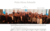 KONSERTKLARE: De vel 60 sangerne i oratoriekoret Schola Sancti Petri er klare til denne vårens turné